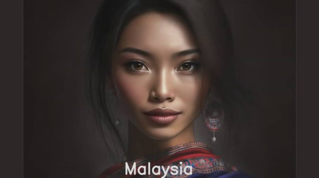 Yapay zekaya "Ülkeler güzel kadınlar olsaydı nasıl görünürlerdi?" diye sordular; işte sonuç! 72